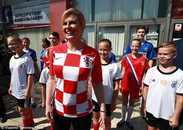 Nữ tổng thống Croatia Kolinda Grabar-Kitarovic.