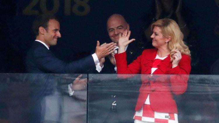 Bà Kolinda và người đồng cấp nước Pháp
