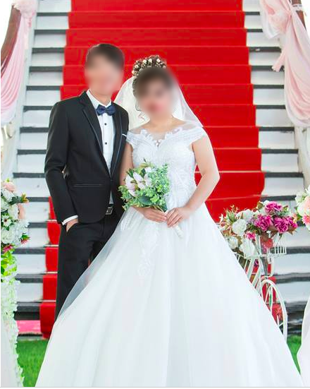 Ảnh cưới của vợ chông chị Th.