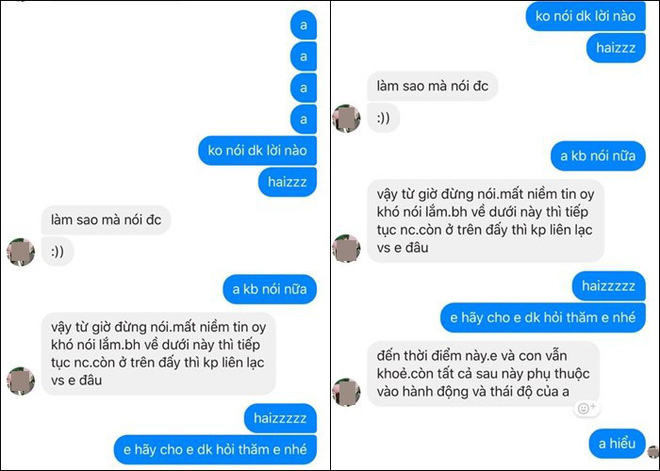 Tin nhắn qua lại giữa chồng chị T, và cô bồ khiến nhiều người đọc sôi máu