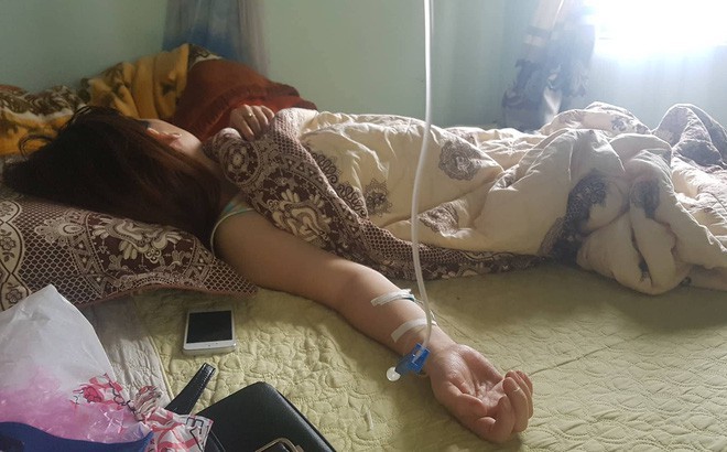 Chị A. đã phải nằm viện sau khi bị nam đồng nghiệp 