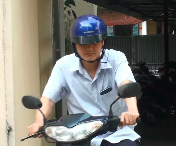 Ông Vũ Trọng Lương tan làm trong buổi chiều ngày 18/7