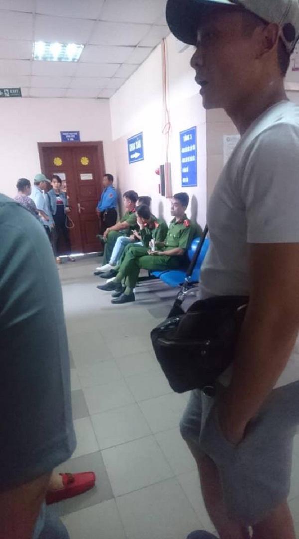 Lực lượng chức năng đã có mặt tại Bệnh viện Bưu điện để đảm bảo an ninh