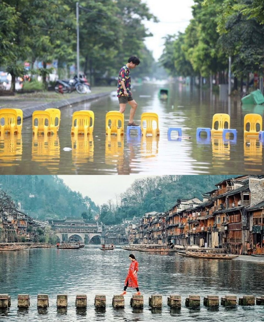 Sống giữa Thủ đô mà ngỡ như đang ở...Phượng Hoàng Cổ Trấn