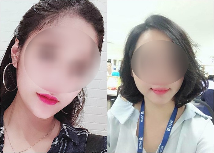 Cô vợ (bên trái) vô cùng xinh đẹp và sang chảnh, vậy nhưng anh chồng vẫn đi theo bồ với nhan sắc kém hơn (bên phải)?
