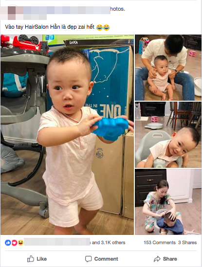 Bài đăng mới nhất của bà mẹ 4 con về cậu bé Peter