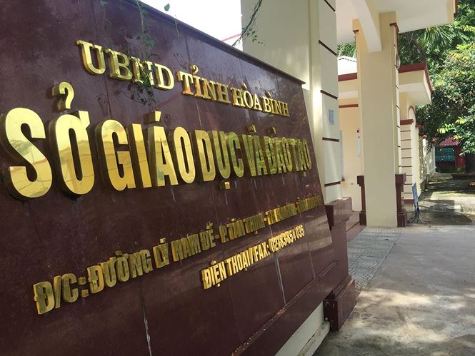 CA đã ra quyết định khởi tố vụ án gian lận điểm thi ở tỉnh Hòa Bình