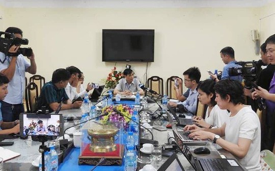 Họp báo ngày 2/8 tại Hòa Bình nói về vấn đề gian lận điểm thi