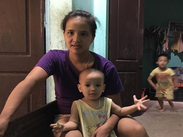 Chị chỉ mong chồng đỡ bệnh, sắp tới kiếm được thêm chút để chăm lo cho con