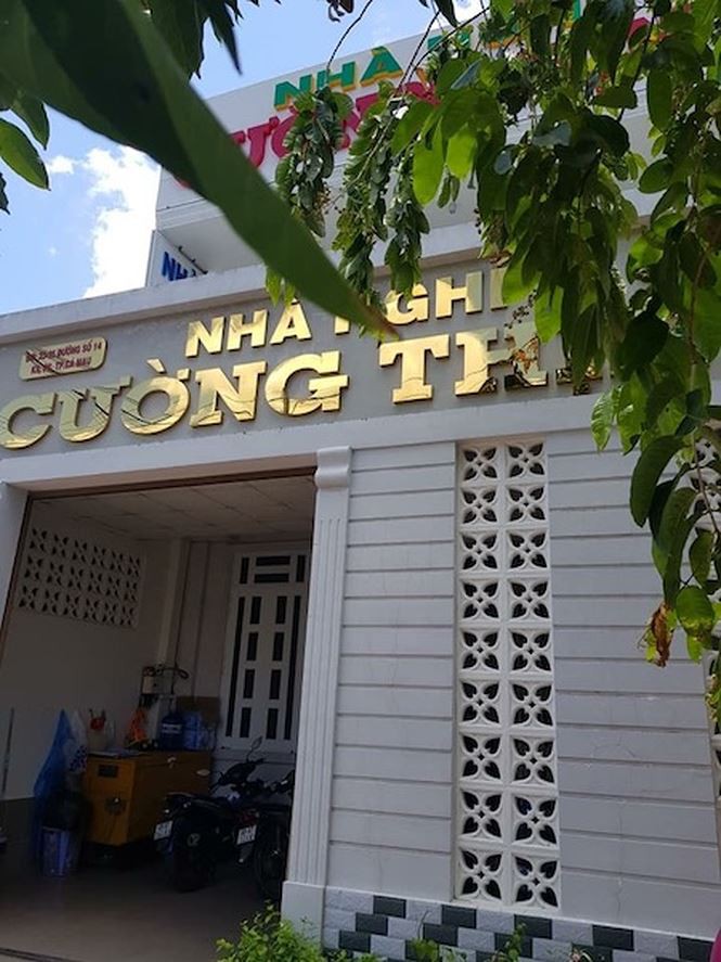 Nhà nghỉ Cường Thịnh, nơi xảy ra vụ việc