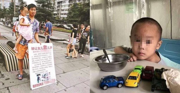 Ông bố rao bán con gái để cứu cậu con trai ung thư máu đang gây phẫn nộ
