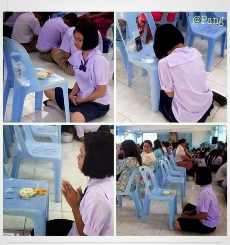 Bức ảnh về Ngày của Mẹ tại Thái Lan gây xúc động mạnh 