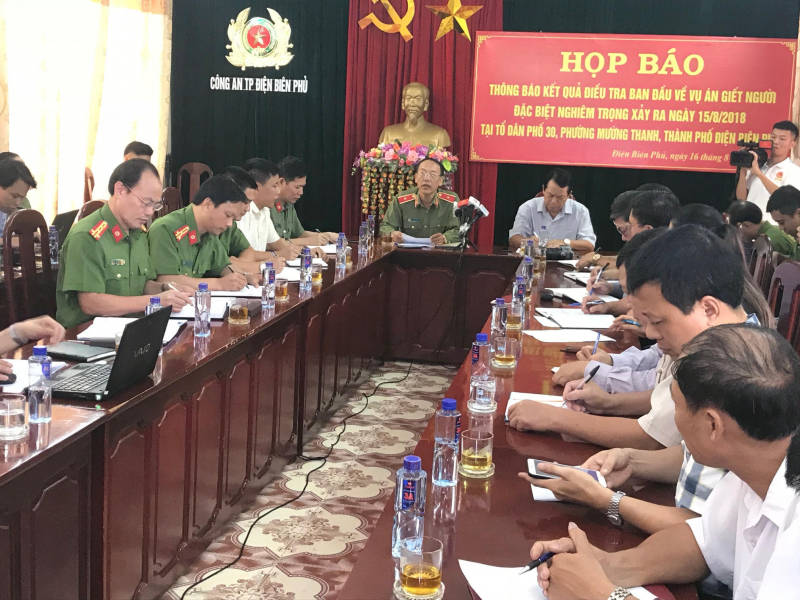 Họp báo sáng nay về vụ nổ súng