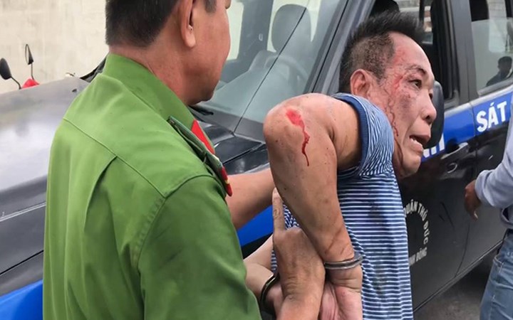 CA khống chế đối tượng Đại và đưa về trụ sở làm việc