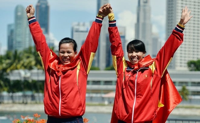 Hai cô gái vàng của môn rowing 