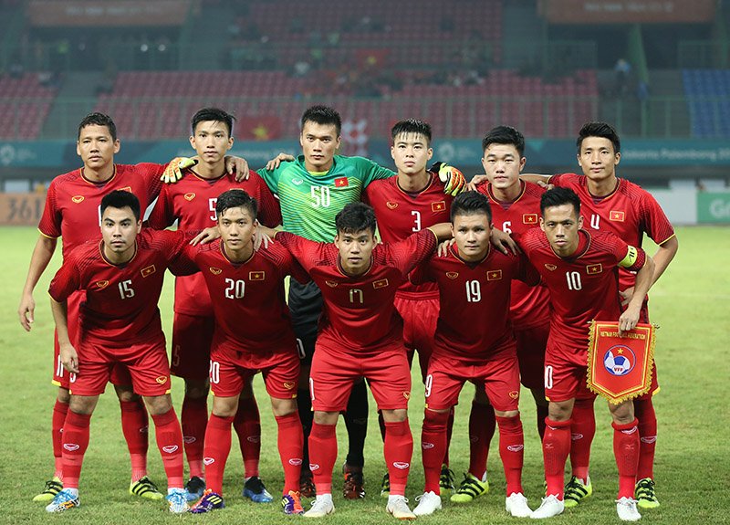 Đội hình xuất phát của Olympic Việt Nam