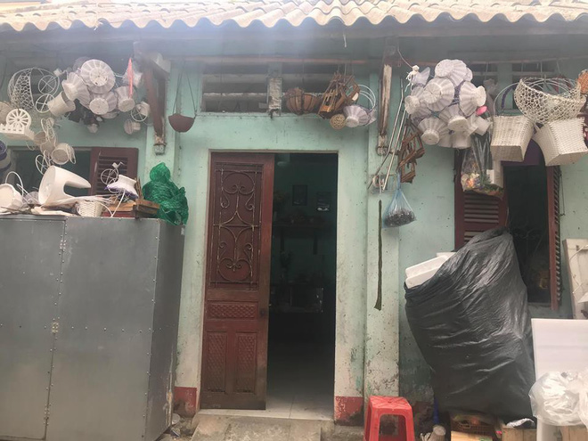 Ngôi nhà anh Hòa sinh sống
