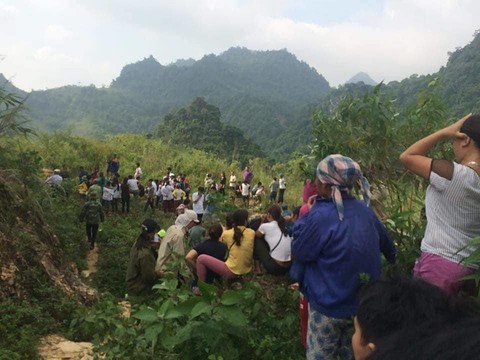 Hiện trường nơi tìm thấy thi thể nạn nhân