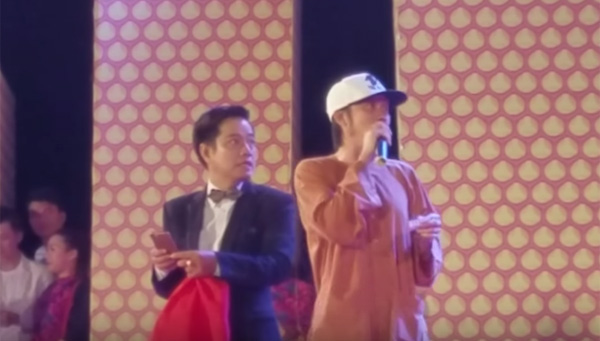 hoai linh bi nem da phunutoday (2)