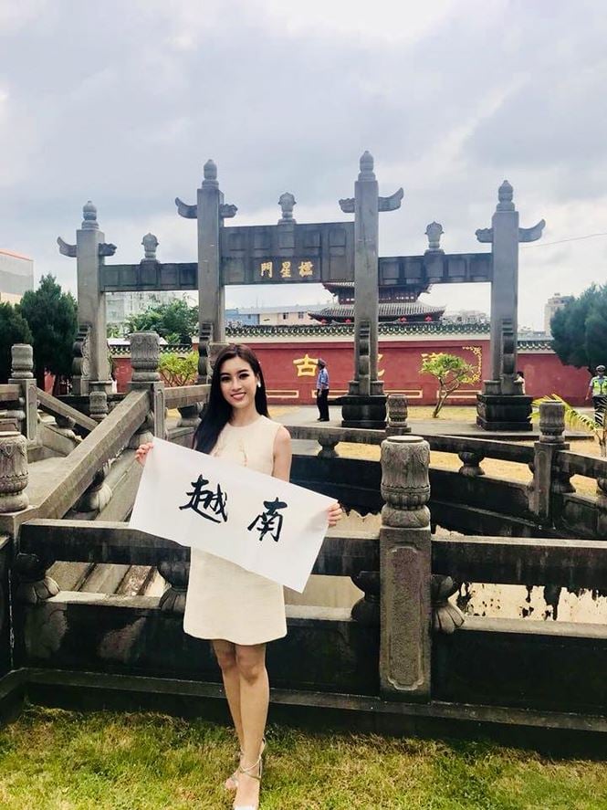 hoa hau do my linh tai mi