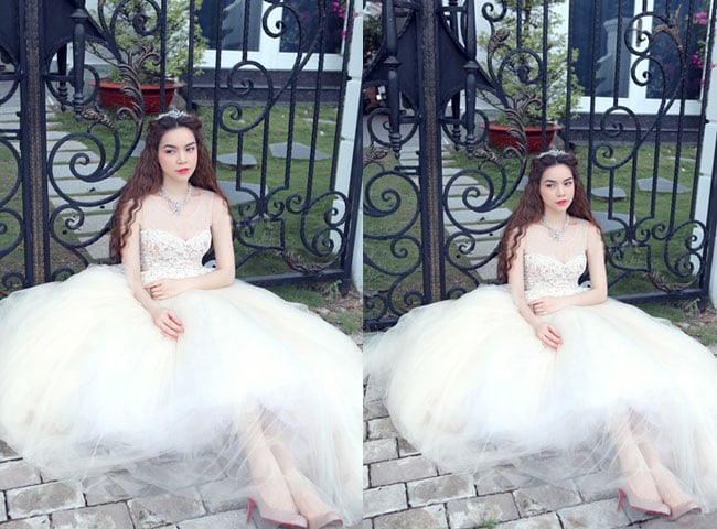 ho ngoc ha dien vay cuoi 