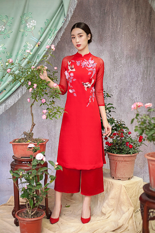 do my linh dien ao dai don tet