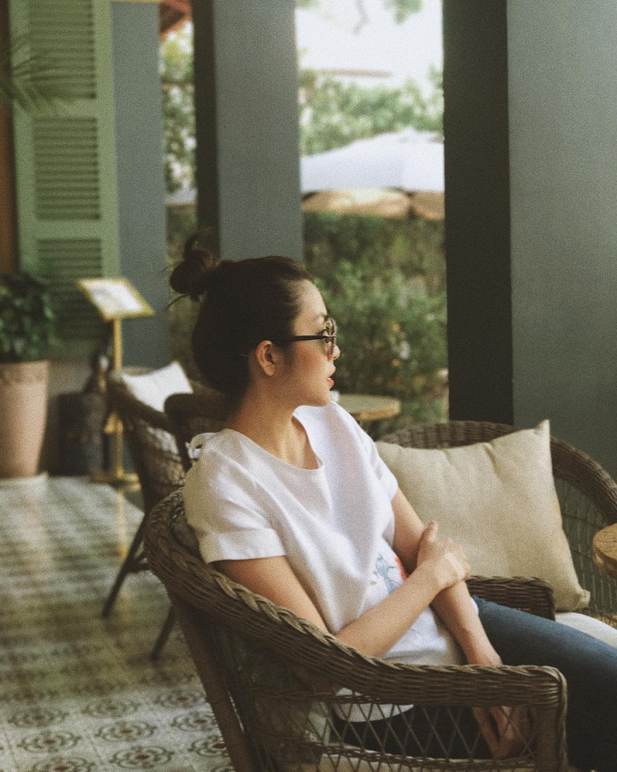 Khoảnh khắc yên bình ngày cuối năm của cựu diễn viên Tăng Thanh Hà.   