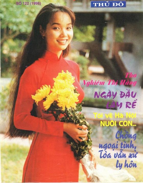 Nụ cười rạng rỡ của Mai Thu Huyền khi mới vào nghề khác xa với nụ cười gượng gạo hiện tại.