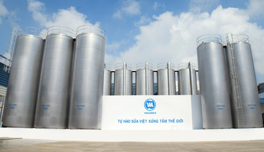 Hình ảnh nhà máy của Vinamilk