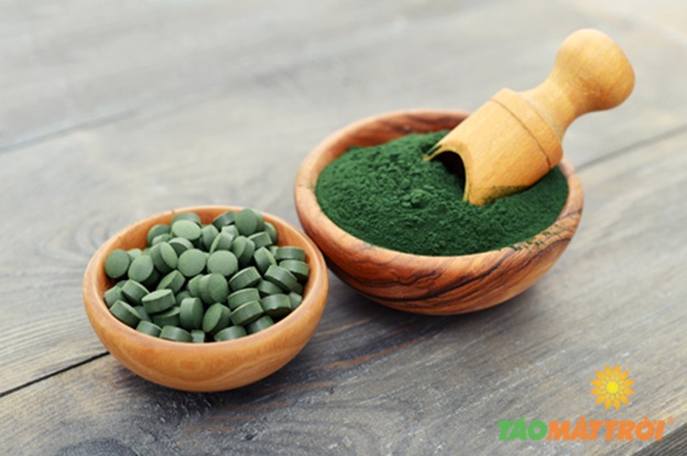 Tảo Mặt Trời cung cấp hơn 100 chất dinh dưỡng giúp tăng cân chắc khỏe