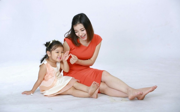 Nghệ sỹ Thanh Hòa và thiên thần nhỏ Bảo Hân