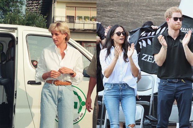 5. Bộ Shbet999 com đăng nhập đơn giản trong chuyến đi của Công nương Diana tới Bosnia Herzegovina trong khi đó, Meghan diện phong cách tương tự trong một sự kiện dành cho các cựu chiến binh.  