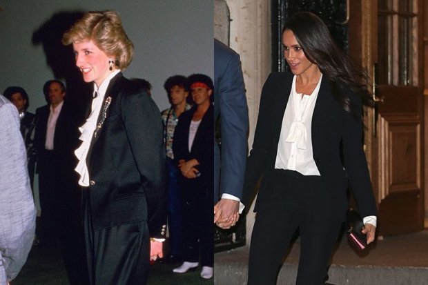 7. Hai bộ Shbet999 com đăng nhập được Công nương Diana diện năm 1986 và của Công nương Meghan vào tháng 2 vừa qua.    