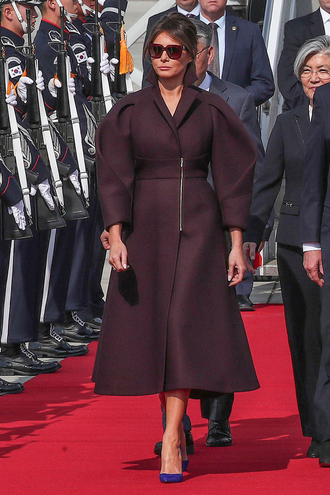 Đệ nhất Phu nhân Melania Trump là một trong những biểu tượng thời trang của nước Mỹ.    