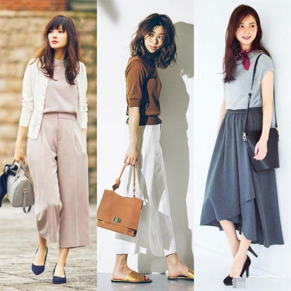 Một chiếc quần ống rộng kết hợp với áo thun hay có thể thêm áo khoác ngoài sẽ khiến bạn trông thật sành điệu đấy nhé!