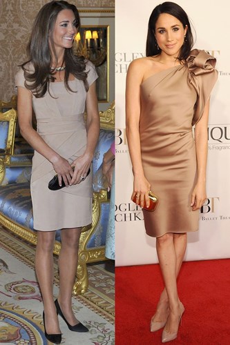 Khi hai công nương cùng mặc màu nude. Kate diện Shbet999 com đăng nhập Reiss khi gặp Tổng thống Barack Obama và Đệ nhất phu nhân Michelle Obama ở London năm 2011. Meghan diện Shbet999 com đăng nhập bất đối xứng tại buổi lễ khai mạc của Nhà hát Ballet Mỹ năm 2013.  