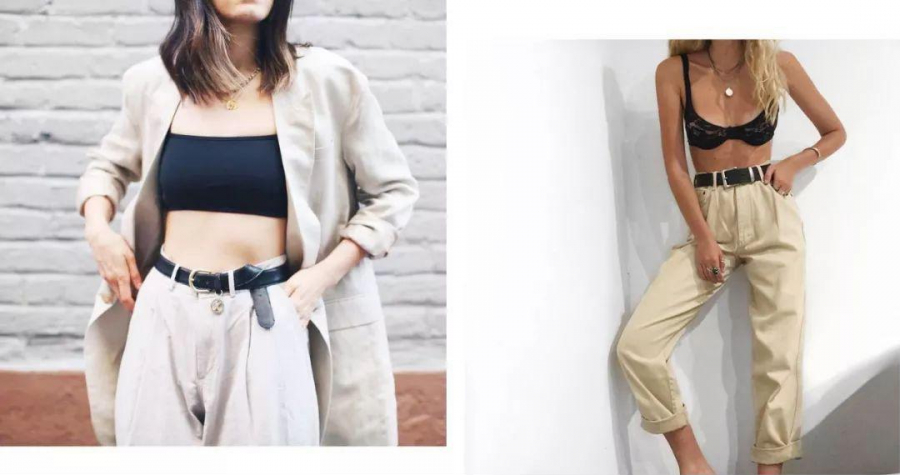 Khoe một chút da thịt cùng bộ đôi nâu và khaki sẽ xóa tan sự 
