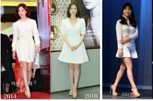 Giày cao gót màu nude chưa bao giờ bị 
