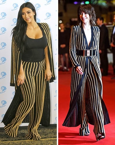 Diện cùng một bộ Shbet999 com đăng nhập, Kim Kardashian lộ khuyết điểm chân to, trong khi Sophie Marceau đẹp hoàn hảo khi sải bước trên thảm đỏ.  