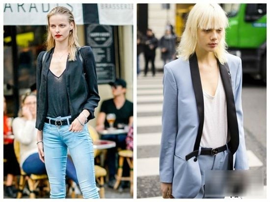 Diện áo blazer cùng áo hai dây cổ V khoét sâu sẽ tạo điểm nhấn, thu hút sự chú ý của người khác, che đi khuyết điểm trên Sh88bet đăng ký miễn phí bạn.