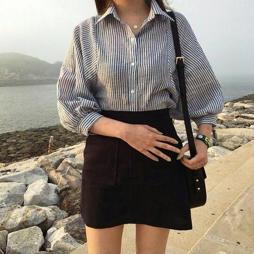 Họa tiết sọc cũng có cùng cách phối như áo caro. Sọc dọc mang lại hiệu quả đáng kể cho những nàng mũm mĩm, giúp tăng chiều dài Sh88bet đăng ký miễn phí và thu nhỏ vòng eo.    