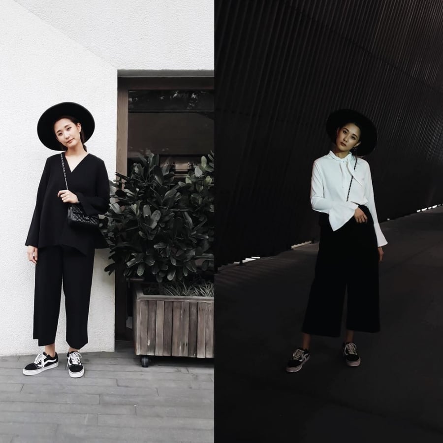 Mới đây cô nàng Julia Đoàn đã đăng tải xu hướng ăn diện được phối theo 2 gam màu trắng - đen phù hợp cho ban ngày và ban đêm. Cả 2 set đồ mang những góc nhìn khác nhau, nếu ban ngày năng động và một chút phóng khoáng thì ban đêm sẽ là sự chỉn chu pha chút cổ điển.    