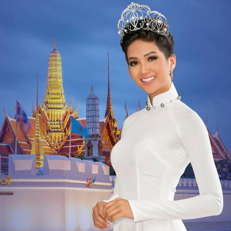 Đây là hình ảnh chính thức của H'Hen Niê tại cuộc thi Hoa hậu Hoàn vũ năm 2018 sẽ diễn ra vào cuối năm nay.    