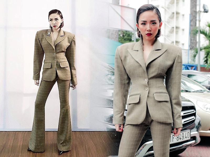 Nhìn lại bộ vest từng gây tranh cãi của Tóc Tiên, do Mừng SHBET phiên bản mới 2025 trẻ Nhật Thiện thực hiện. Cô nàng đã đón đầu được xu hướng và trưng dụng bộ cánh này trong năm 2017.    