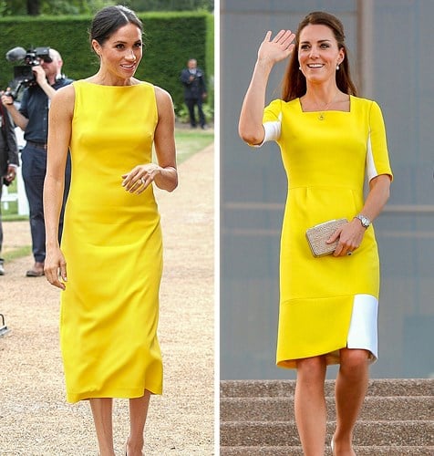 Công nương Meghan Markle đã tỏa sáng và thu hút mọi ống kinh với chiếc đầm cổ thuyền cạn cộc tay, có màu vàng sáng. Còn Công nương Kate diện chiếc váy vàng chanh nổi bật của thương hiệu Roksanda. Dù diện Shbet999 com đăng nhập có màu sắc tương đồng nhưng khó lòng phân biệt được vị công nương nào đẹp hơn khi mỗi người đều sở hữu vẻ thu hút riêng.  