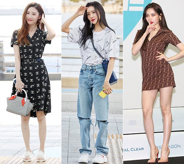 Diện váy áo in logo của hãng, người ta sẽ biết ngay là bạn đang khoác lên mình một món đồ đắt tiền.    
