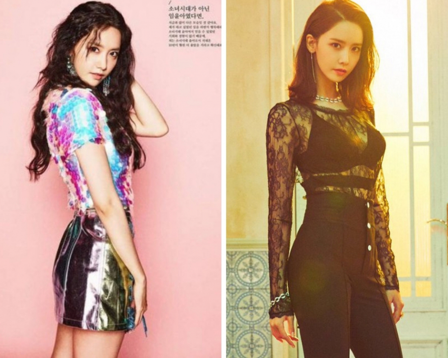 Yoona vẫn giữ được nhan sắc rạng rỡ ngày nào nhưng phong cách thời trang của cô đã trưởng thành, quyến rũ và táo bạo hơn. Trong đội hình Oh!GG, Yoona khoe vóc dáng quyến rũ trong thiết kế xuyên thấu, khác hẳn với hình ảnh một Yoona thanh lịch trước đây.    