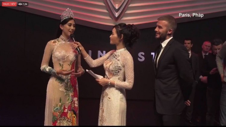 Người đẹp ghi được điểm cộng khi xuất hiện tại nước ngoài. Từng cử chỉ của cô cuốn hút mọi ánh nhìn   
