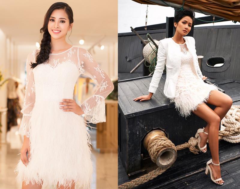 Xuất hiện trong buổi thử Shbet999 com đăng nhập cùng NTK Lê Thanh Hoà, trước khi lên đường sang Pháp công tác. Hoa hậu Tiểu Vy đã chọn lựa ngay một chiếc váy tua rua đẹp mắt giống hệt thiết kế mà Hoa hậu H' Hen Niê trưng dụng.     