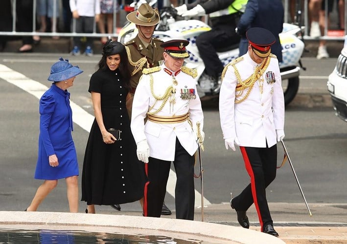 Vợ chồng Harry - Meghan là những vị khách danh dự được mời tới để dự lễ khai trương Đài tưởng niệm Anzac sau khi nơi đây được cải tạo.  